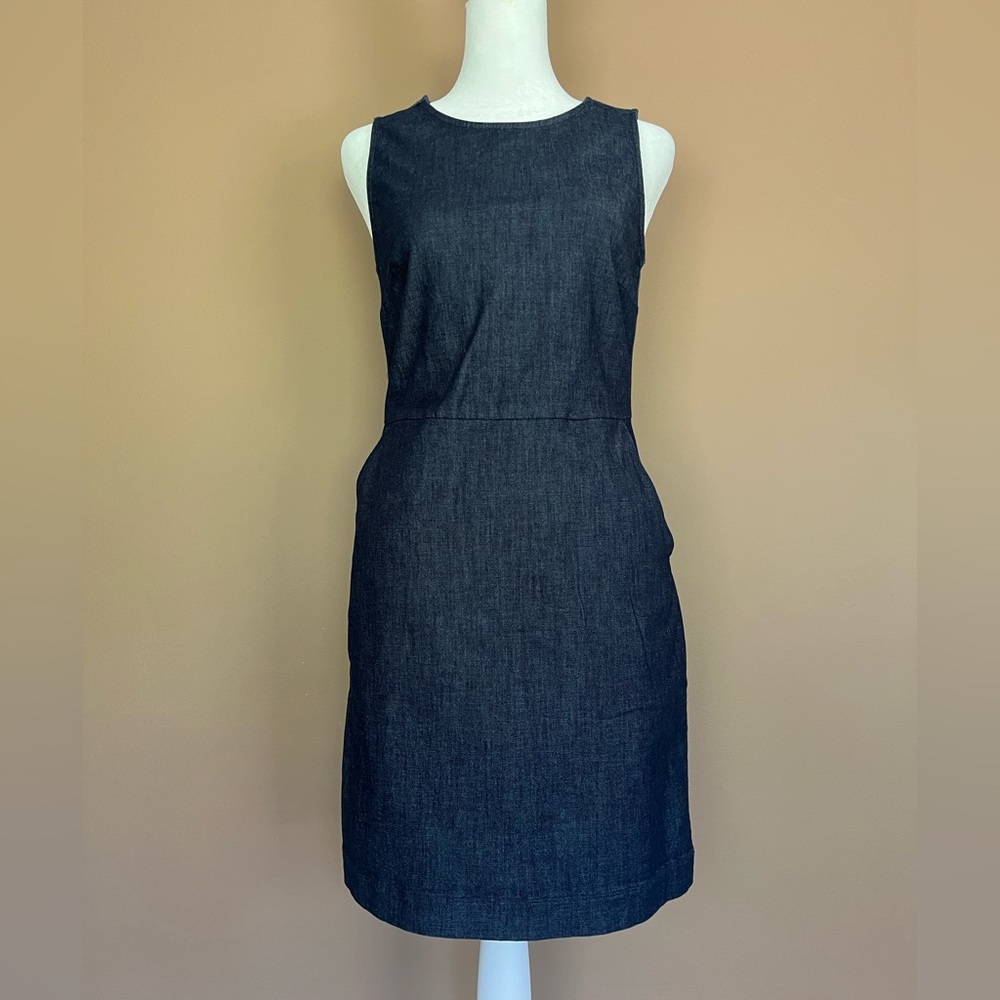 {Banana Republic Factory} Sleeveless Denim Dress in Blue - Women's 0 - Picture 1 of 11